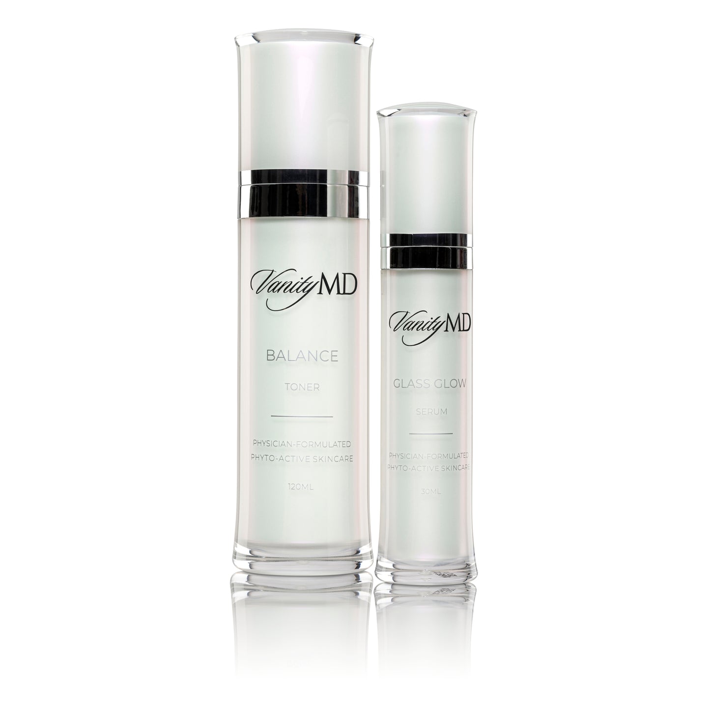 Anti-aging toner and skin renewal serum skincare system