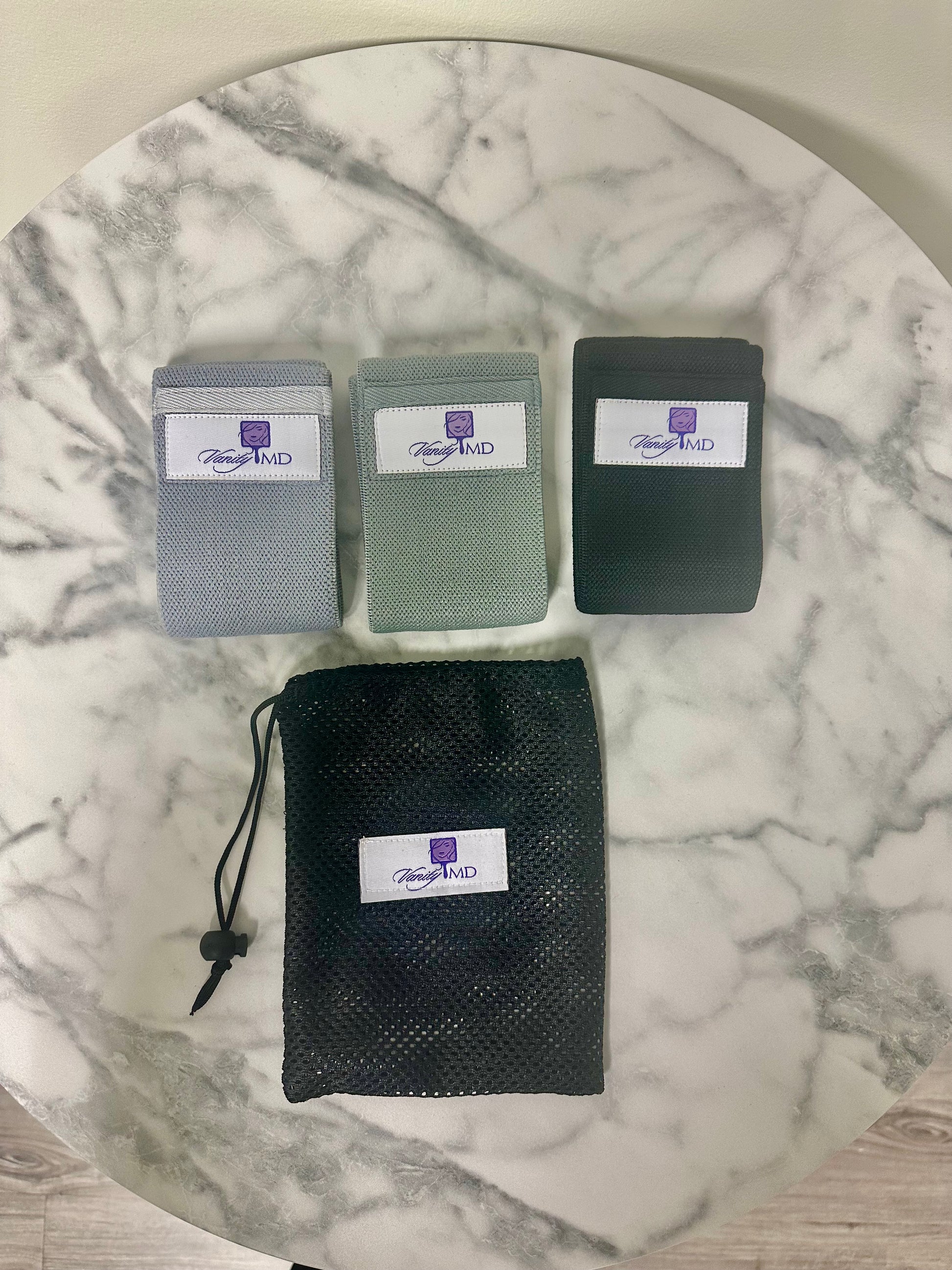 Resistance booty bands for lower body workouts at home or while traveling
