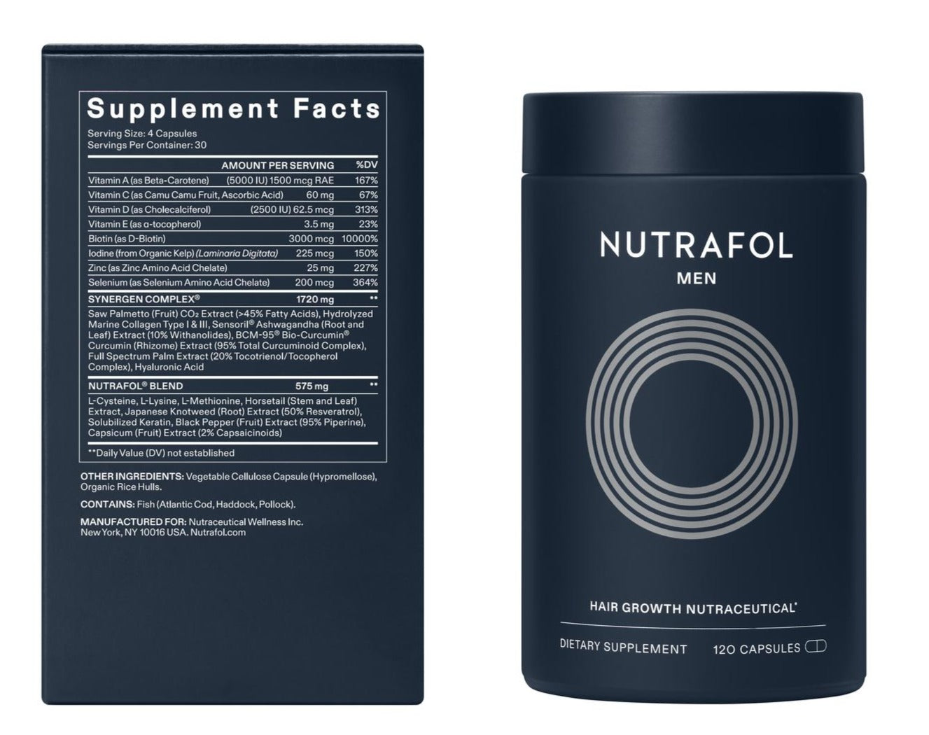 Nutrafol Hair Growth 100% Drug-Free Supplements for Men: 3-Month Supply | Exclusive Provider Pricing at VanityMD