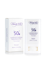 SPF 50 sunscreen stick with vitamin E for clear, lightweight daily UV protection
