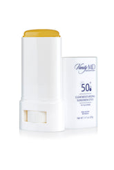 SPF 50 sunscreen stick with vitamin E for clear, lightweight daily UV protection
