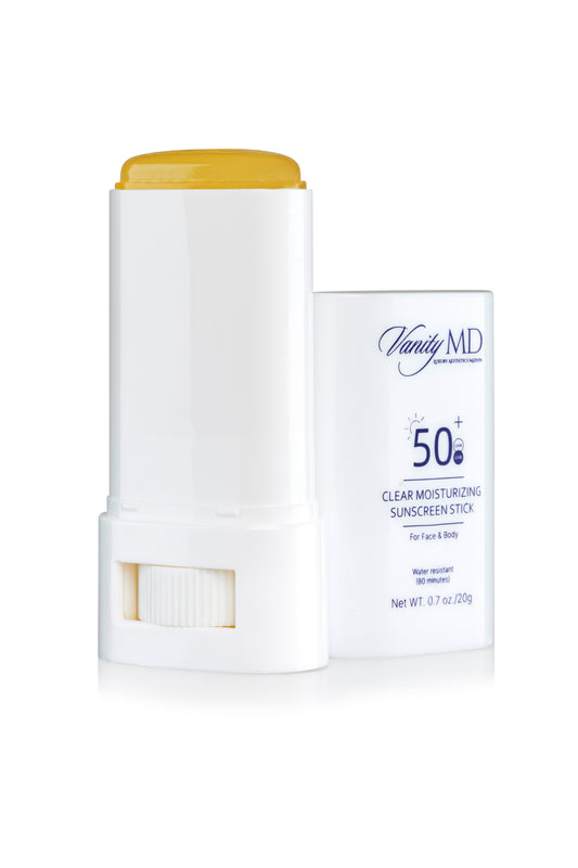 CLEAR Sunscreen Stick with SPF 50+ and Vitamin E: Clear on All Skin Tones